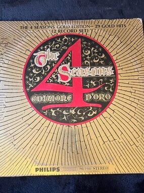 Philips The 4 Seasons Gold Edition Album Cover (Gold, Black, Red)